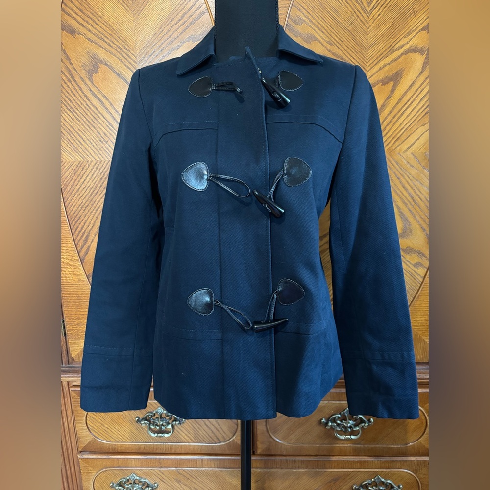 Women's Navy Toggle Coat by Banana Republic